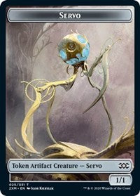 Servo // Soldier Double-sided Token [Double Masters Tokens] | Magic Magpie
