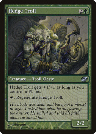 Hedge Troll [Planar Chaos] | Magic Magpie