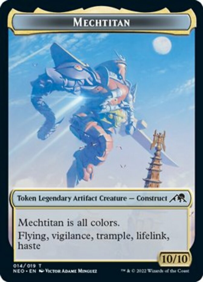 Mechtitan Token [Kamigawa: Neon Dynasty Tokens] | Magic Magpie