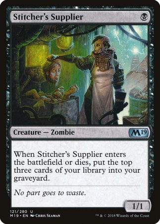 Stitcher's Supplier [Core Set 2019] | Magic Magpie