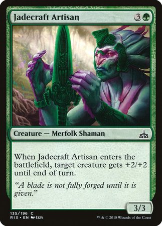 Jadecraft Artisan [Rivals of Ixalan] | Magic Magpie