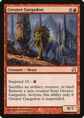 Greater Gargadon [Modern Masters] | Magic Magpie