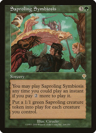 Saproling Symbiosis [Invasion] | Magic Magpie