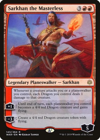 Sarkhan the Masterless [War of the Spark] | Magic Magpie