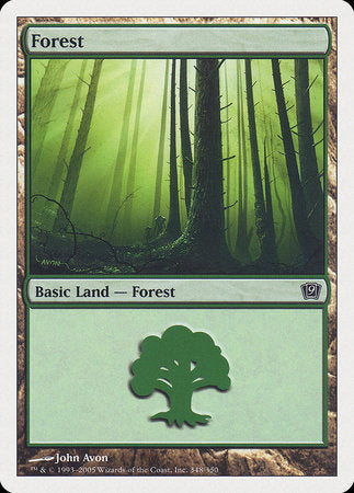 Forest (348) [Ninth Edition] | Magic Magpie