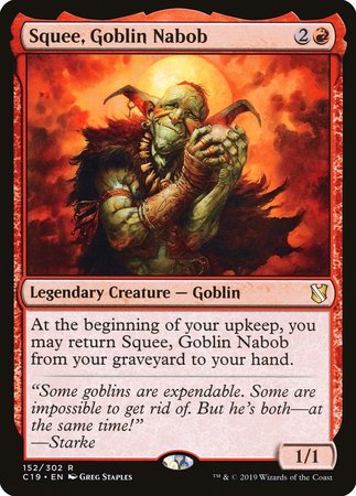 Squee, Goblin Nabob [Commander 2019] | Magic Magpie