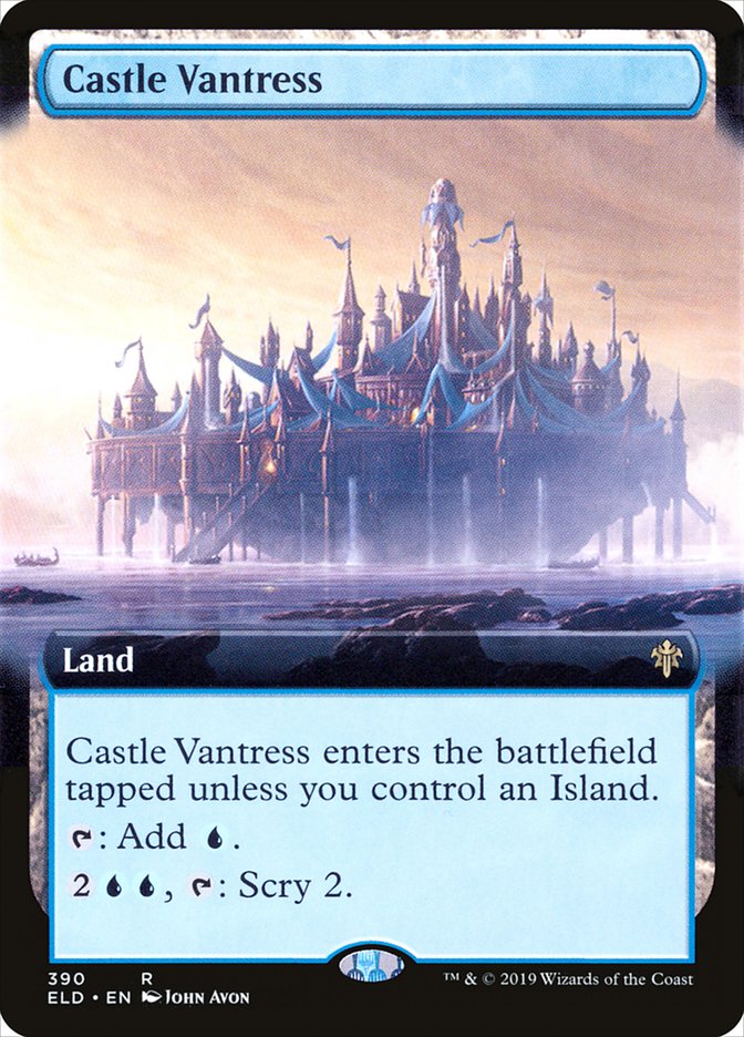 Castle Vantress (Extended Art) [Throne of Eldraine] | Magic Magpie