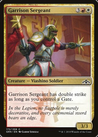 Garrison Sergeant [Guilds of Ravnica] | Magic Magpie