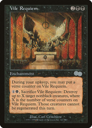 Vile Requiem [Urza's Saga] | Magic Magpie