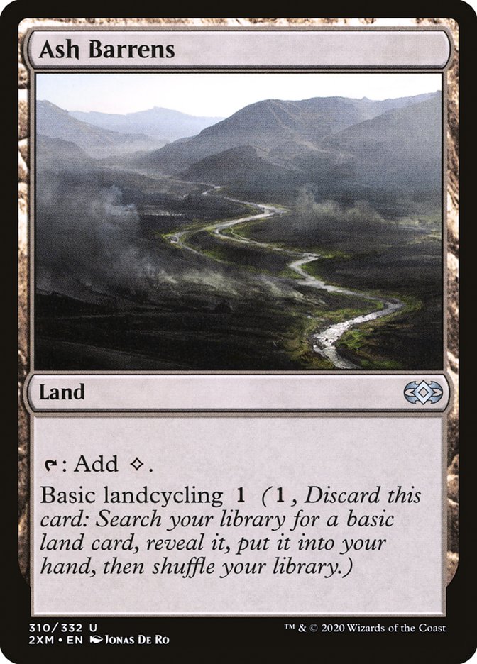 Ash Barrens [Double Masters] | Magic Magpie