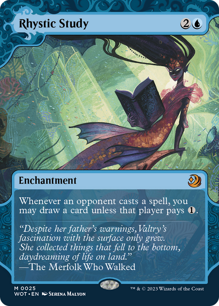 Rhystic Study [Wilds of Eldraine: Enchanting Tales] | Magic Magpie