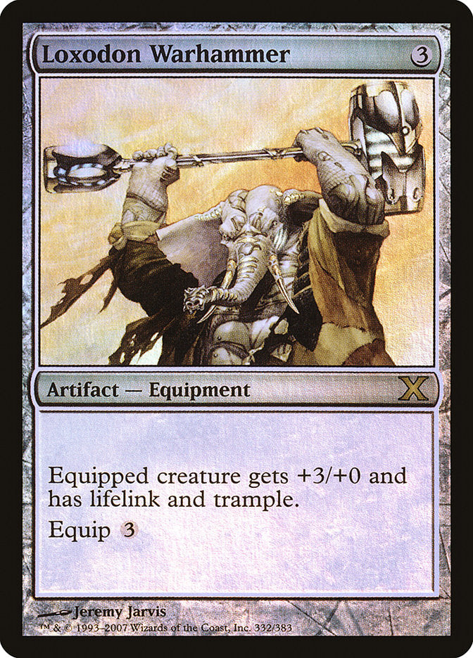 Loxodon Warhammer (Premium Foil) [Tenth Edition] | Magic Magpie