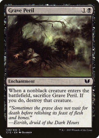 Grave Peril [Commander 2015] | Magic Magpie