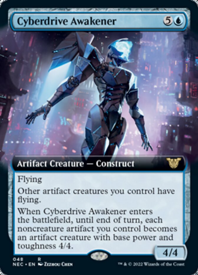 Cyberdrive Awakener (Extended) [Kamigawa: Neon Dynasty Commander] | Magic Magpie