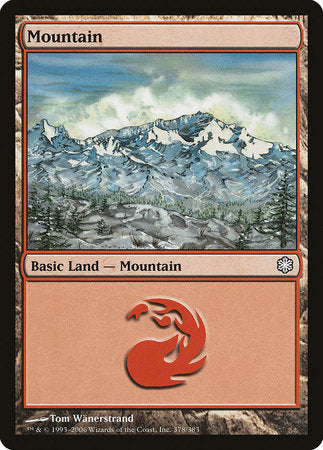 Mountain (378) [Coldsnap Theme Decks] | Magic Magpie