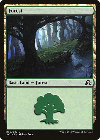 Forest (296) [Shadows over Innistrad] | Magic Magpie