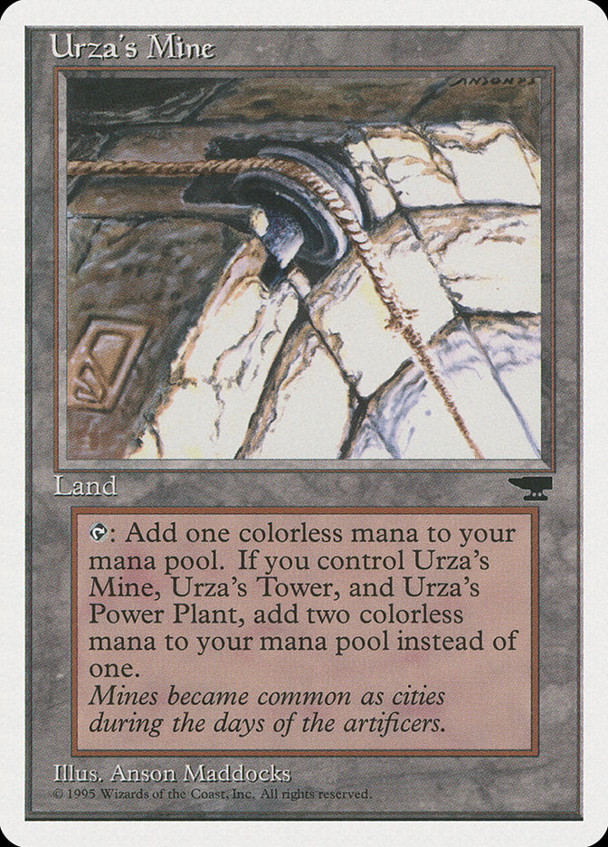 Urza's Mine (Pulley Embedded in Stone) [Chronicles] | Magic Magpie