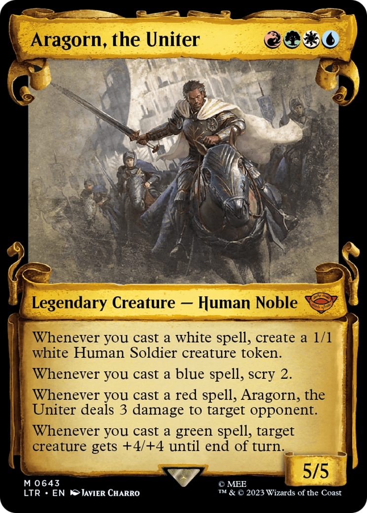 Aragorn, the Uniter [The Lord of the Rings: Tales of Middle-Earth Showcase Scrolls] | Magic Magpie