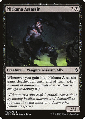 Nirkana Assassin [Battle for Zendikar] | Magic Magpie