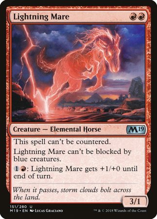 Lightning Mare [Core Set 2019] | Magic Magpie