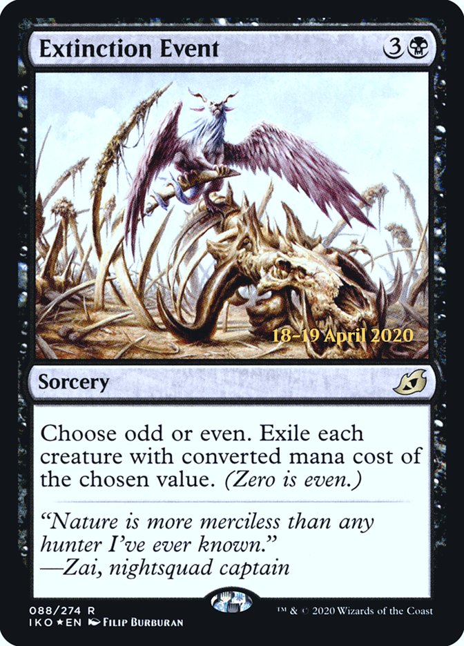 Extinction Event  [Ikoria: Lair of Behemoths Prerelease Promos] | Magic Magpie