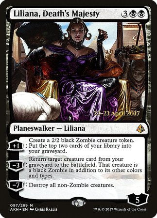 Liliana, Death's Majesty [Amonkhet Promos] | Magic Magpie