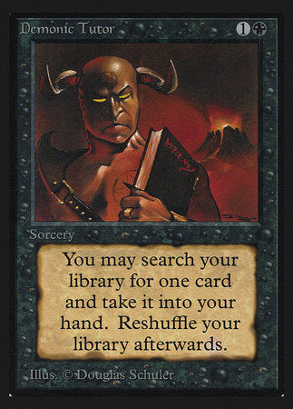 Demonic Tutor (IE) [Intl. Collectors’ Edition] | Magic Magpie