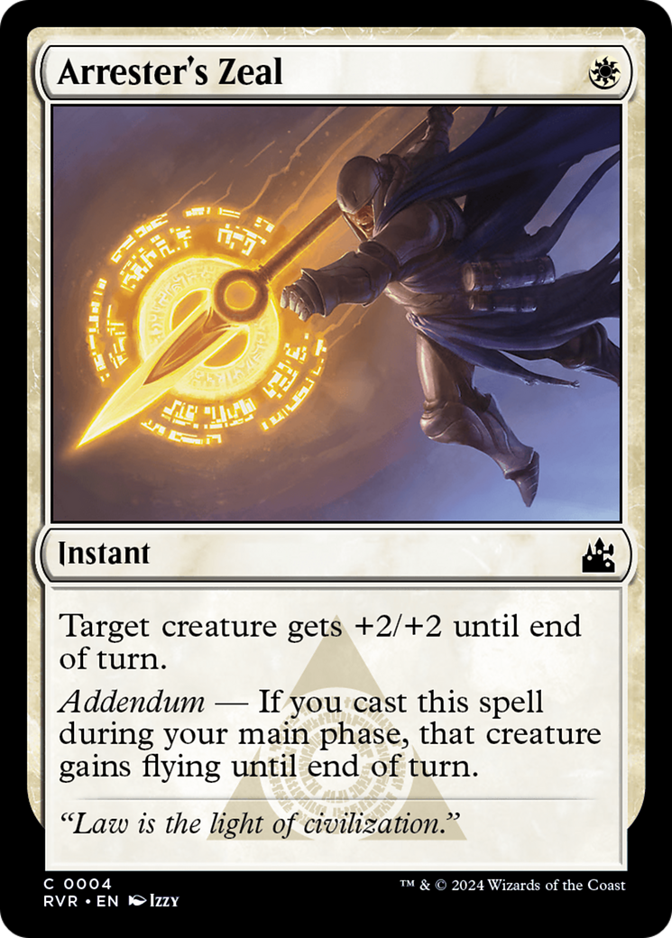 Arrester's Zeal [Ravnica Remastered] | Magic Magpie