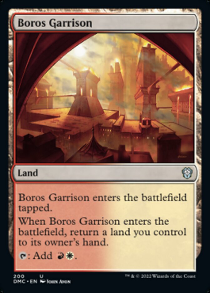 Boros Garrison [Dominaria United Commander] | Magic Magpie