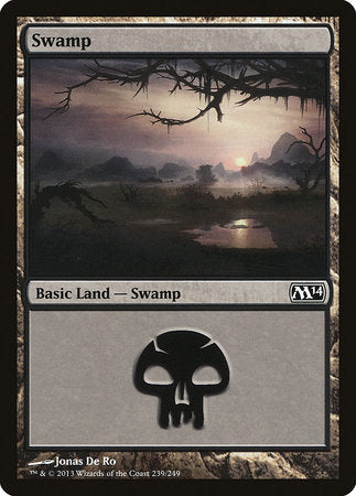 Swamp (239) [Magic 2014] | Magic Magpie