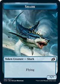 Shark // Human Soldier (003) Double-sided Token [Ikoria: Lair of Behemoths Tokens] | Magic Magpie