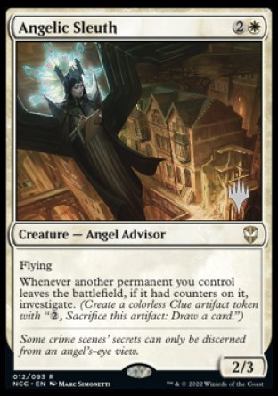 Angelic Sleuth (Promo Pack) [Streets of New Capenna Commander Promos] | Magic Magpie