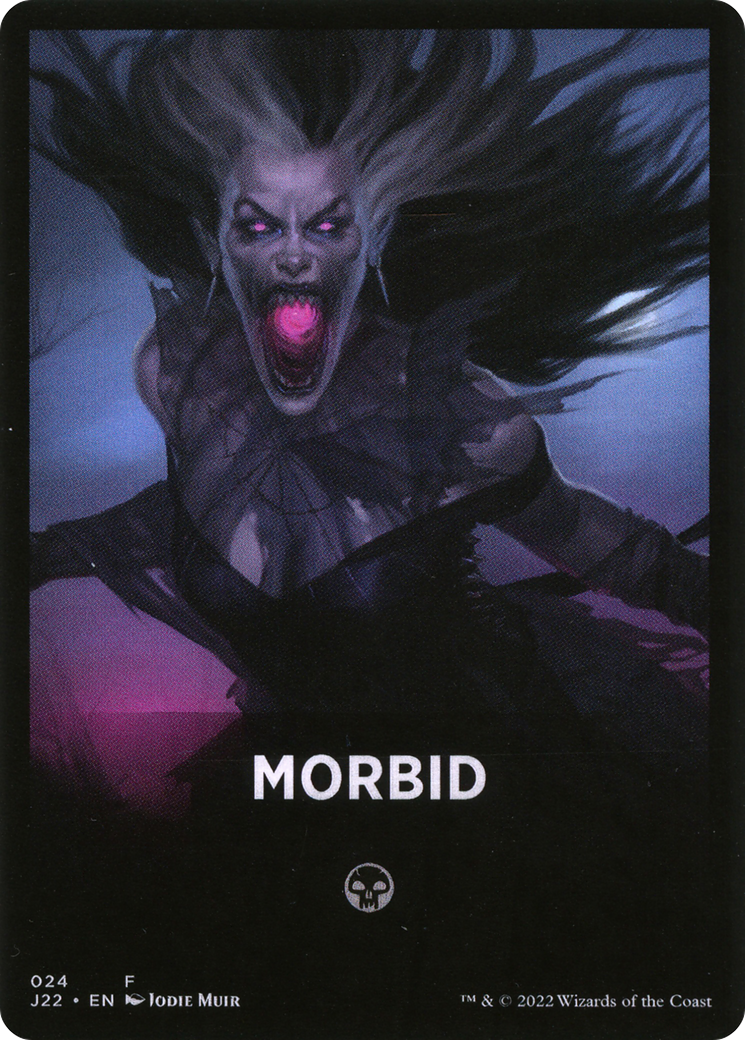 Morbid Theme Card [Jumpstart 2022 Front Cards] | Magic Magpie