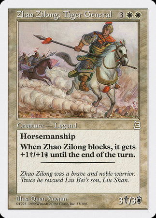 Zhao Zilong, Tiger General [Portal Three Kingdoms] | Magic Magpie