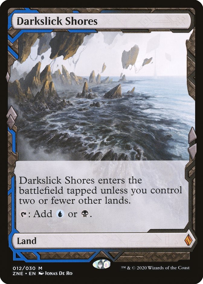 Darkslick Shores [Zendikar Rising Expeditions] | Magic Magpie