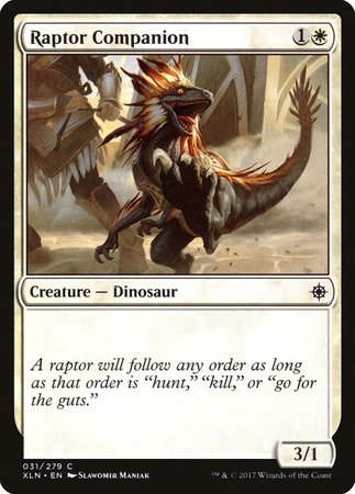 Raptor Companion [Ixalan] | Magic Magpie