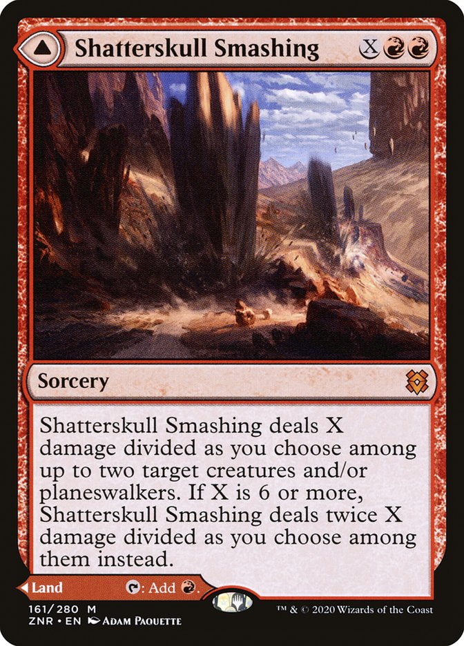 Shatterskull Smashing // Shatterskull, the Hammer Pass [Zendikar Rising] | Magic Magpie