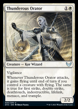 Thunderous Orator [Strixhaven: School of Mages] | Magic Magpie