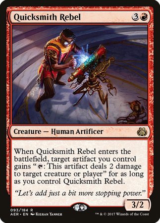 Quicksmith Rebel [Aether Revolt] | Magic Magpie