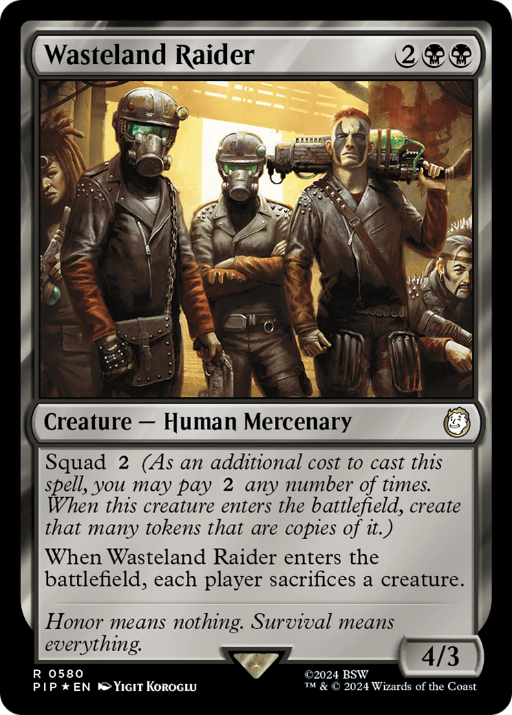 Wasteland Raider (Surge Foil) [Fallout] | Magic Magpie