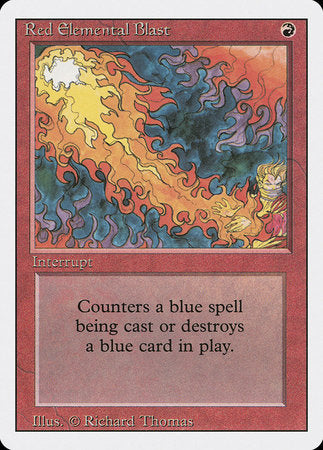 Red Elemental Blast [Revised Edition] | Magic Magpie