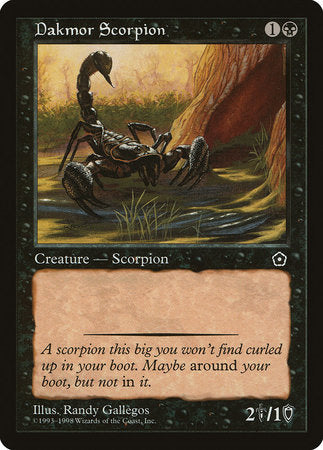 Dakmor Scorpion [Portal Second Age] | Magic Magpie