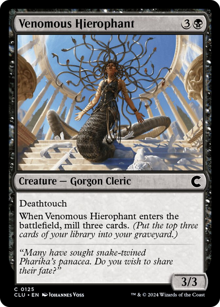 Venomous Hierophant [Ravnica: Clue Edition] | Magic Magpie