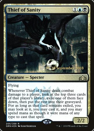 Thief of Sanity [Guilds of Ravnica Promos] | Magic Magpie