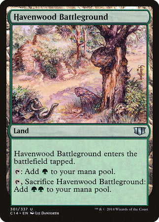 Havenwood Battleground [Commander 2014] | Magic Magpie