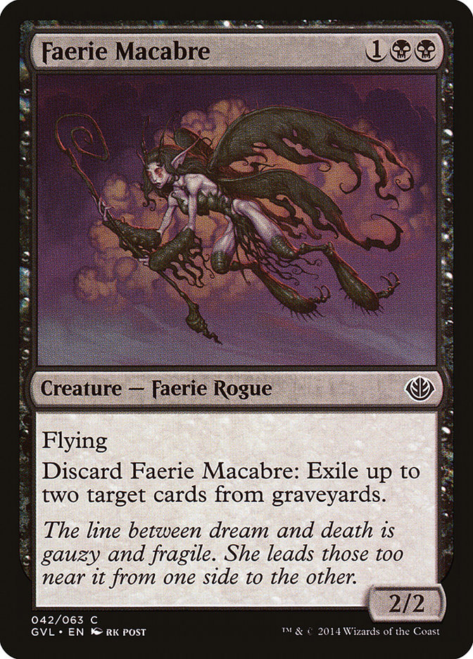 Faerie Macabre (Garruk vs. Liliana) [Duel Decks Anthology] | Magic Magpie