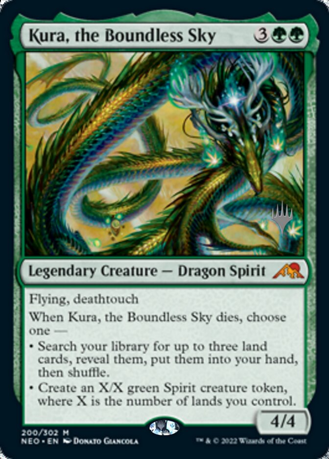 Kura, the Boundless Sky (Promo Pack) [Kamigawa: Neon Dynasty Promos] | Magic Magpie