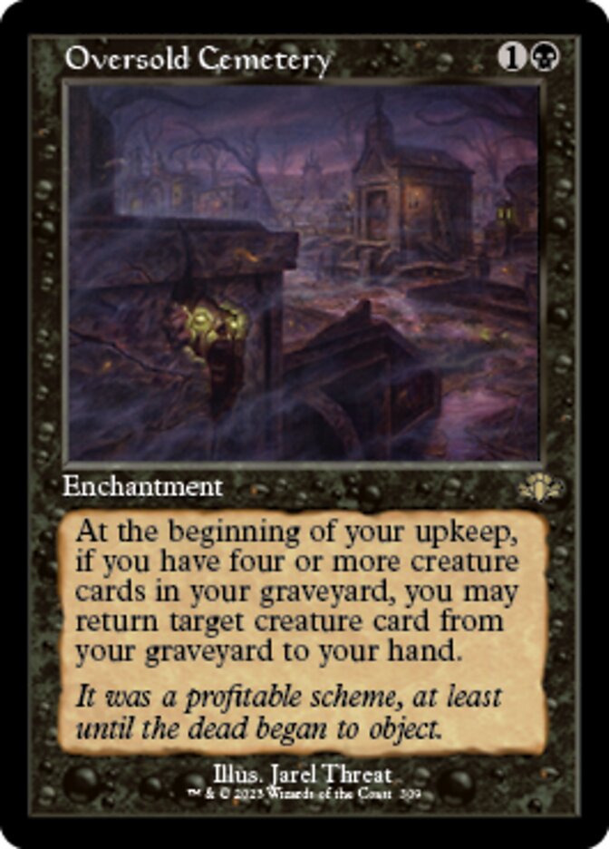 Oversold Cemetery (Retro) [Dominaria Remastered] | Magic Magpie