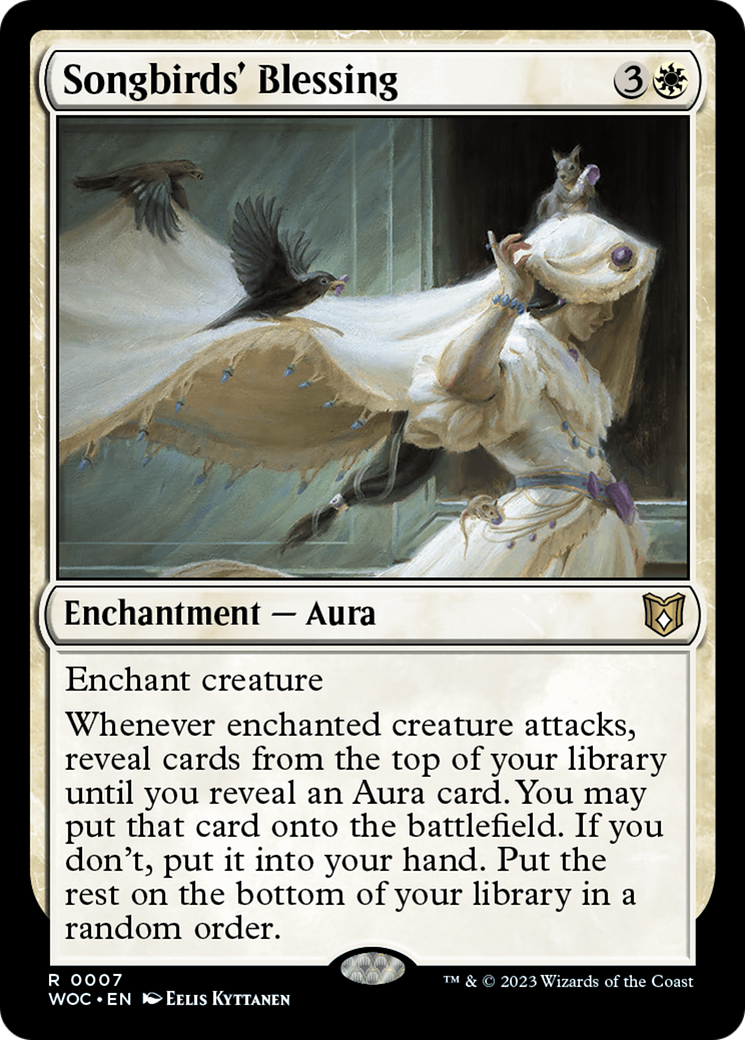 Songbirds' Blessing [Wilds of Eldraine Commander] | Magic Magpie