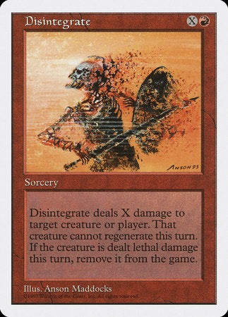 Disintegrate [Fifth Edition] | Magic Magpie
